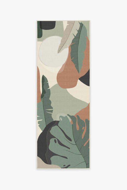 Havana Desert Sage Outdoor Rug - 75x215 - Machine Washable Area Rug - Kid & Pet Friendly - Indoor Rugs - Ruggable - image 1