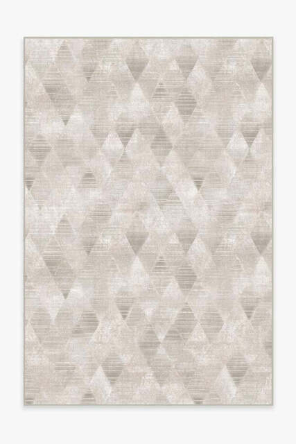 Kavi Mosaic Stone Rug Beige - 200x290 - Machine Washable Area Rug - Kid & Pet Friendly - Indoor Rugs - Ruggable - image 1