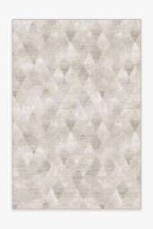 Kavi Mosaic Stone Rug Beige - 200x290 - Machine Washable Area Rug - Kid & Pet Friendly - Indoor Rugs - Ruggable - thumbnail 1