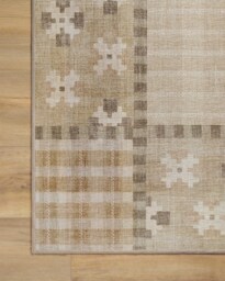 Rowley Neutral Flatwoven Rug - 60x90 - Machine Washable Area Rug - Kid & Pet Friendly - Indoor Rugs - Ruggable - thumbnail 2