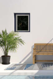Tropea Grey & Blue Outdoor Rug - 75x215 - Machine Washable Area Rug - Kid & Pet Friendly - Outdoor Rugs - Ruggable - thumbnail 2