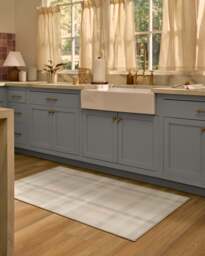 Charming Plaid Neutral Rug - 90x150 - Machine Washable Area Rug - Kid & Pet Friendly - Indoor Rugs - Ruggable - thumbnail 2