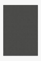 Denim Solid Black Outdoor Rug - 185x275 - Machine Washable Area Rug - Kid & Pet Friendly - Outdoor Rugs - Ruggable