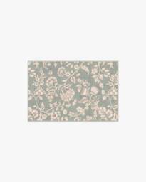 Brenna Sage Green & Cream Flatwoven Rug - 60x90 - Machine Washable Area Rug - Kid & Pet Friendly - Indoor Rugs - Ruggable - thumbnail 1