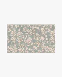 Brenna Sage Green & Cream Flatwoven Rug - 60x90 - Machine Washable Area Rug - Kid & Pet Friendly - Indoor Rugs - Ruggable - thumbnail 2