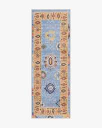 Mehr Soft Blue & Yellow Outdoor Rug - 75x215 - Machine Washable Area Rug - Kid & Pet Friendly - Outdoor Rugs - Ruggable - thumbnail 1