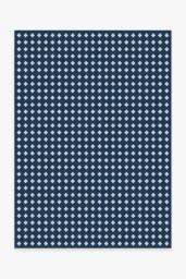 Adde Navy Outdoor Rug - 150x215 - Machine Washable Area Rug - Kid & Pet Friendly - Indoor Rugs - Ruggable - thumbnail 1