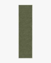 Labyrinth Fern Green Rug by Jonathan Adler - 60x90 - Machine Washable Area Rug - Kid & Pet Friendly - Indoor Rugs - Ruggable - thumbnail 2