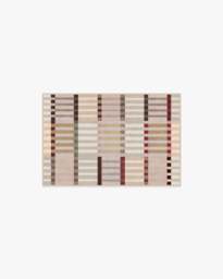Quincy Natural Multicolour Flatwoven Rug - 60x90 - Machine Washable Area Rug - Kid & Pet Friendly - Indoor Rugs - Ruggable - thumbnail 1