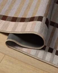 Quincy Natural Multicolour Flatwoven Rug - 60x90 - Machine Washable Area Rug - Kid & Pet Friendly - Indoor Rugs - Ruggable - thumbnail 2