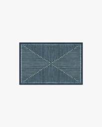 Inkdrop Lapis Blue Rug by Jonathan Adler - 60x90 - Machine Washable Area Rug - Kid & Pet Friendly - Indoor Rugs - Ruggable - thumbnail 1