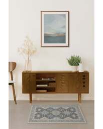 Cambria Abalone Rug Grey - 60x90 - Machine Washable Area Rug - Kid & Pet Friendly - Indoor Rugs - Ruggable - thumbnail 2