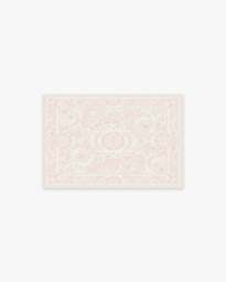 Delphina Powder Pink Flatwoven Rug - 60x90 - Machine Washable Area Rug - Kid & Pet Friendly - Indoor Rugs - Ruggable - thumbnail 1