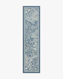 Marigold Blue Rug by Morris & Co. - 60x90 - Machine Washable Area Rug - Kid & Pet Friendly - Indoor Rugs - Ruggable - thumbnail 2