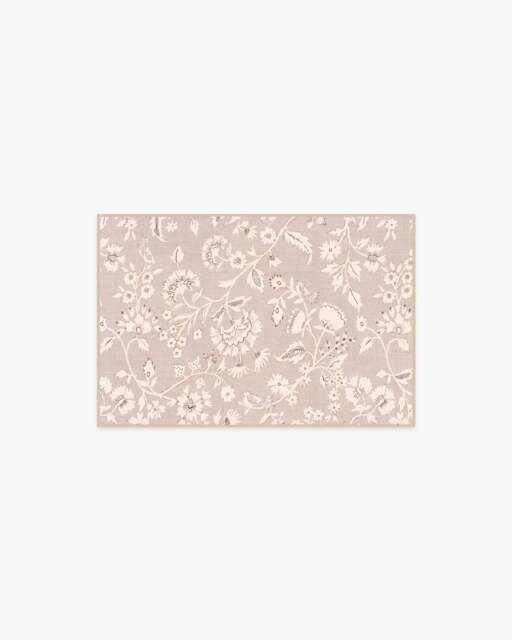 Brenna Natural & Cream Rug - 60x90 - Machine Washable Area Rug - Kid & Pet Friendly - Indoor Rugs - Ruggable - image 1