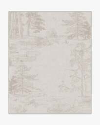 Hundred Acre Wood Soft Grey Rug - 90x150 - Machine Washable Area Rug - Kid & Pet Friendly - Indoor Rugs - Ruggable - thumbnail 2