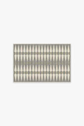 Carnaby Shadow Del Sol Flatwoven Rug by Jonathan Adler Grey - 60x90 - Machine Washable Area Rug - Kid & Pet Friendly - Indoor Rugs - Ruggable - thumbnail 1