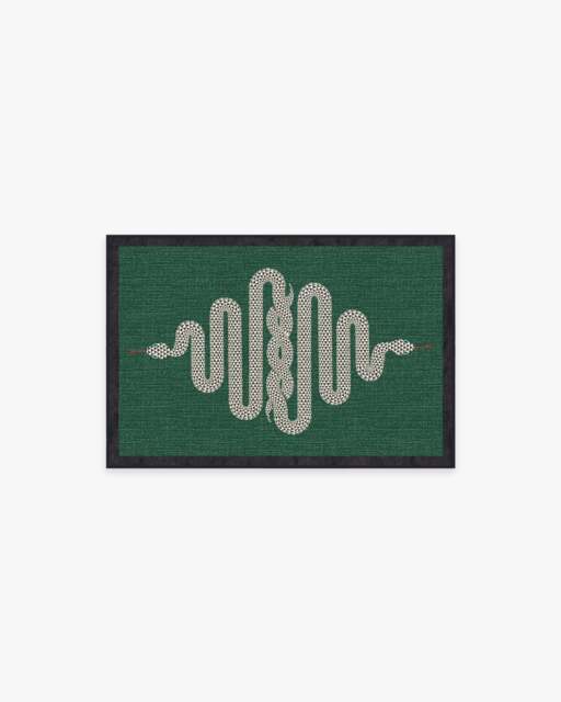 Venom Emerald Rug by Jonathan Adler Green - 60x90 - Machine Washable Area Rug - Kid & Pet Friendly - Indoor Rugs - Ruggable - image 1