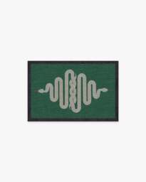 Venom Emerald Rug by Jonathan Adler Green - 60x90 - Machine Washable Area Rug - Kid & Pet Friendly - Indoor Rugs - Ruggable - thumbnail 1