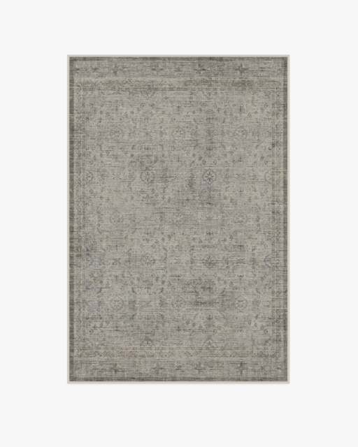 Frances Stone Grey Rug - 120x185 - Machine Washable Area Rug - Kid & Pet Friendly - Indoor Rugs - Ruggable - image 1