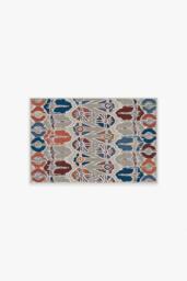 Corellian Ikat Polychrome Flatwoven Rug - 60x90 - Machine Washable Area Rug - Kid & Pet Friendly - Indoor Rugs - Ruggable - thumbnail 1