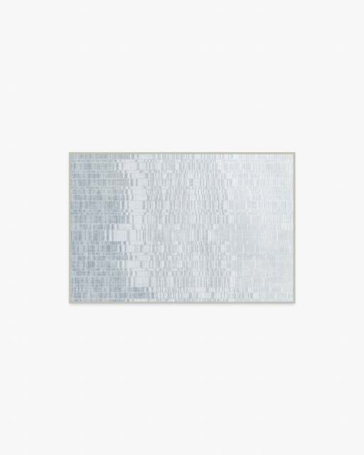 Reflection Silver Rug - 60x90 - Machine Washable Area Rug - Kid & Pet Friendly - Indoor Rugs - Ruggable - image 1
