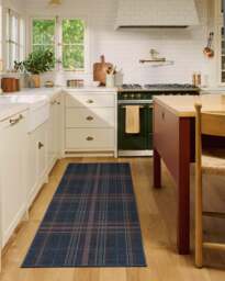 Beckett Navy Rug - 60x90 - Machine Washable Area Rug - Kid & Pet Friendly - Indoor Rugs - Ruggable - thumbnail 2