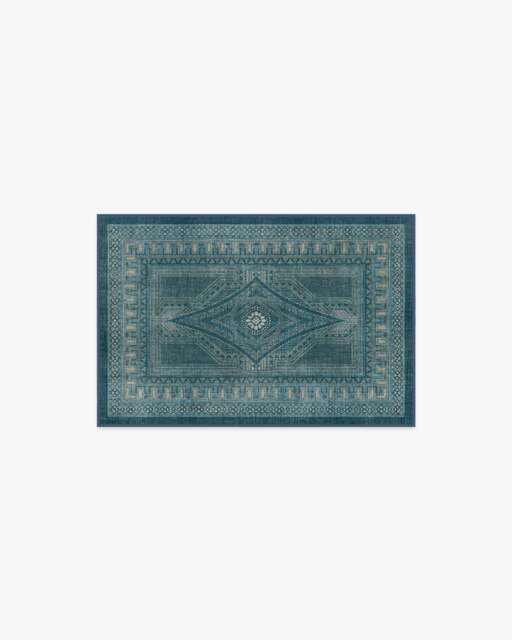 Nomad Blue Rug by Martyn Lawrence Bullard - 60x90 - Machine Washable Area Rug - Kid & Pet Friendly - Indoor Rugs - Ruggable - image 1