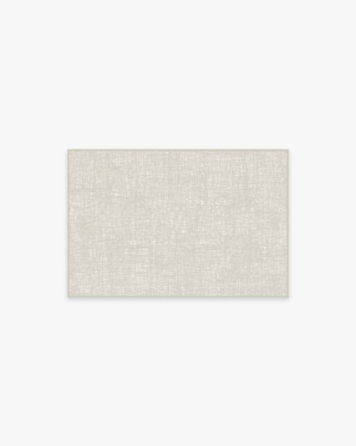 Crosshatch Beige Ivory Rug - 60x90 - Machine Washable Area Rug - Kid & Pet Friendly - Indoor Rugs - Ruggable - image 1