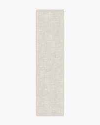 Crosshatch Beige Ivory Rug - 60x90 - Machine Washable Area Rug - Kid & Pet Friendly - Indoor Rugs - Ruggable - thumbnail 2