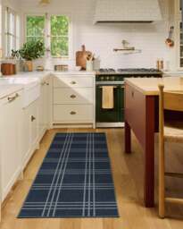 Pierre Navy Rug - 60x90 - Machine Washable Area Rug - Kid & Pet Friendly - Indoor Rugs - Ruggable - thumbnail 2