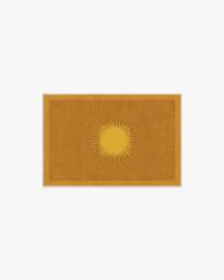 Helios Gold Flatwoven Rug by Matthew Williamson - 60x90 - Machine Washable Area Rug - Kid & Pet Friendly - Indoor Rugs - Ruggable - thumbnail 1