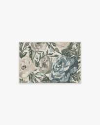 Camellia Jade Flatwoven Rug - 60x90 - Machine Washable Area Rug - Kid & Pet Friendly - Indoor Rugs - Ruggable - thumbnail 1
