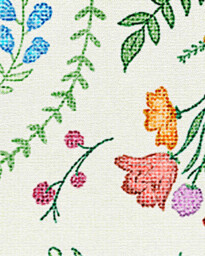 Springtime Lullaby Ivory Multicolour Rug - 90x150 - Machine Washable Area Rug - Kid & Pet Friendly - Indoor Rugs - Ruggable - thumbnail 2