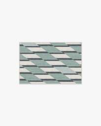 Tess Soft Teal Flatwoven Rug - 60x90 - Machine Washable Area Rug - Kid & Pet Friendly - Indoor Rugs - Ruggable - thumbnail 1