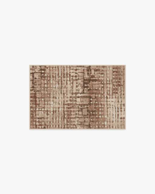 Brooklyn Copper Clay Flatwoven Rug by Architectural Digest Brown - 60x90 - Machine Washable Area Rug - Kid & Pet Friendly - Indoor Rugs - Ruggable - image 1