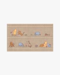 Time With Friends Tan Rug - 90x150 - Machine Washable Area Rug - Kid & Pet Friendly - Indoor Rugs - Ruggable - thumbnail 1
