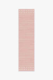 Dot Border Pink Rug - 90x150 - Machine Washable Area Rug - Kid & Pet Friendly - Indoor Rugs - Ruggable - thumbnail 2