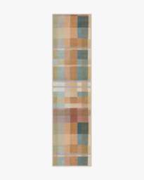 Margot Plaid Ochre Multicolour Flatwoven Rug Brown - 60x90 - Machine Washable Area Rug - Kid & Pet Friendly - Indoor Rugs - Ruggable - thumbnail 2