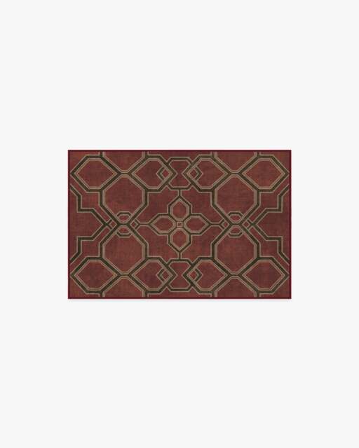 Kian Red Rug by Martyn Lawrence Bullard - 60x90 - Machine Washable Area Rug - Kid & Pet Friendly - Indoor Rugs - Ruggable - image 1