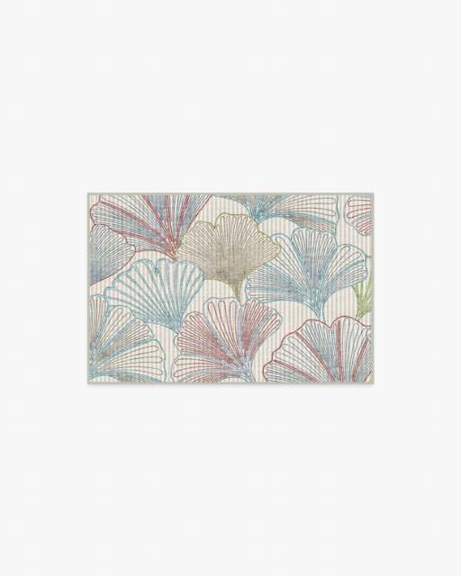Deniz Blue & Red Rug - 60x90 - Machine Washable Area Rug - Kid & Pet Friendly - Indoor Rugs - Ruggable - image 1