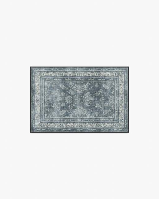 Maelyn Charcoal & Neutral Flatwoven Rug - 60x90 - Machine Washable Area Rug - Kid & Pet Friendly - Indoor Rugs - Ruggable - image 1