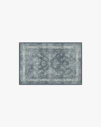 Maelyn Charcoal & Neutral Flatwoven Rug - 60x90 - Machine Washable Area Rug - Kid & Pet Friendly - Indoor Rugs - Ruggable - thumbnail 1