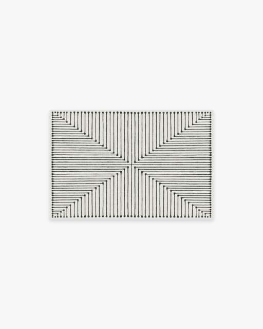 Inkdrop Black & Ivory Rug by Jonathan Adler - 60x90 - Machine Washable Area Rug - Kid & Pet Friendly - Indoor Rugs - Ruggable - image 1