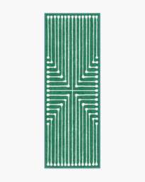 Inkdrop Green Rug by Jonathan Adler - 75x215 - Machine Washable Area Rug - Kid & Pet Friendly - Indoor Rugs - Ruggable - thumbnail 1