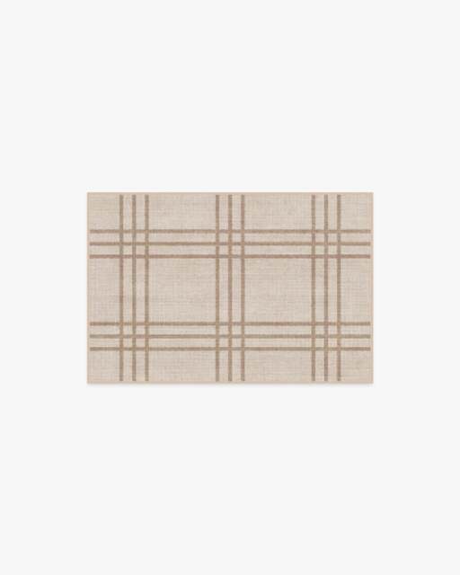Pierre Neutral Flatwoven Rug - 60x90 - Machine Washable Area Rug - Kid & Pet Friendly - Indoor Rugs - Ruggable - image 1