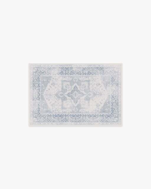 Kira Soft Blue Rug - 60x90 - Machine Washable Area Rug - Kid & Pet Friendly - Indoor Rugs - Ruggable - image 1
