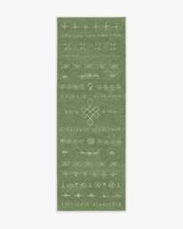 Astrid Fern Green Rug - 75x215 - Machine Washable Area Rug - Kid & Pet Friendly - Indoor Rugs - Ruggable - thumbnail 1