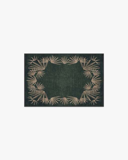 Tarsila Forest Flatwoven Rug by Justina Blakeney Green - 60x90 - Machine Washable Area Rug - Kid & Pet Friendly - Indoor Rugs - Ruggable - image 1