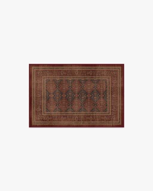 Vesper Amber Red Flatwoven Rug - 60x90 - Machine Washable Area Rug - Kid & Pet Friendly - Indoor Rugs - Ruggable - image 1